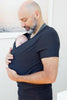 Black - Men's Newborn Baby Carrier - second