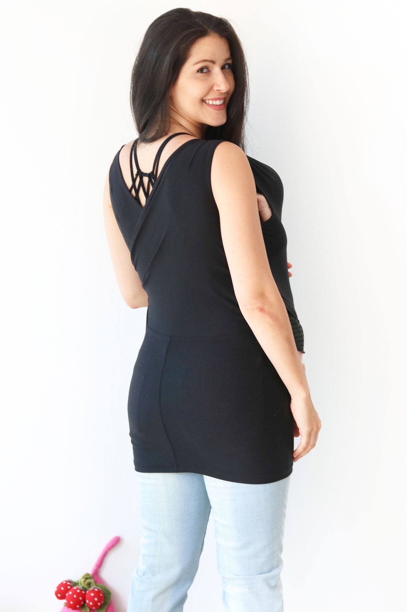 Basic Black - Newborn Baby Carrier - second