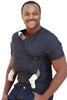 Black - Men's Newborn Baby Carrier - second
